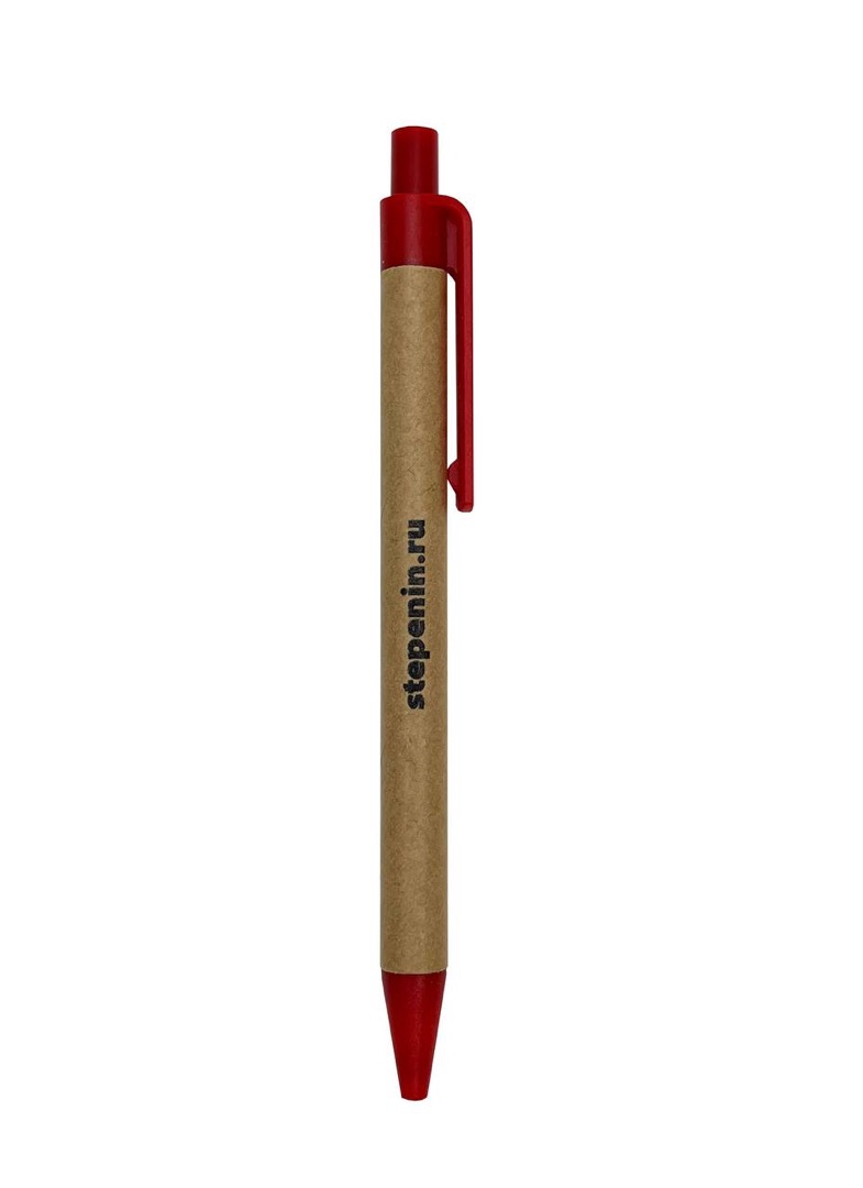 2. Эко ручка красная